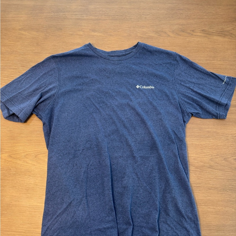 Columbia Men's Heathered Navy Tee